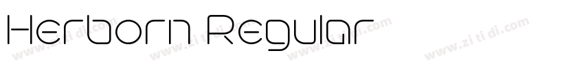 Herborn Regular字体转换 Herborn Regular字体转换